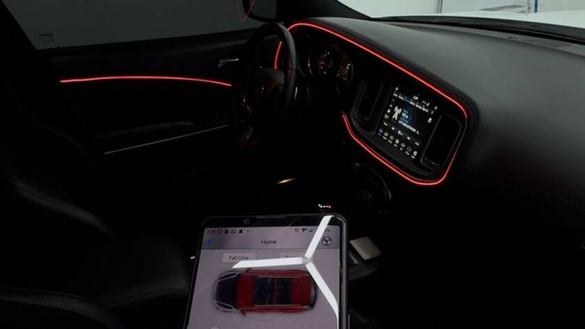 Ambient Lights Car plaza dubai